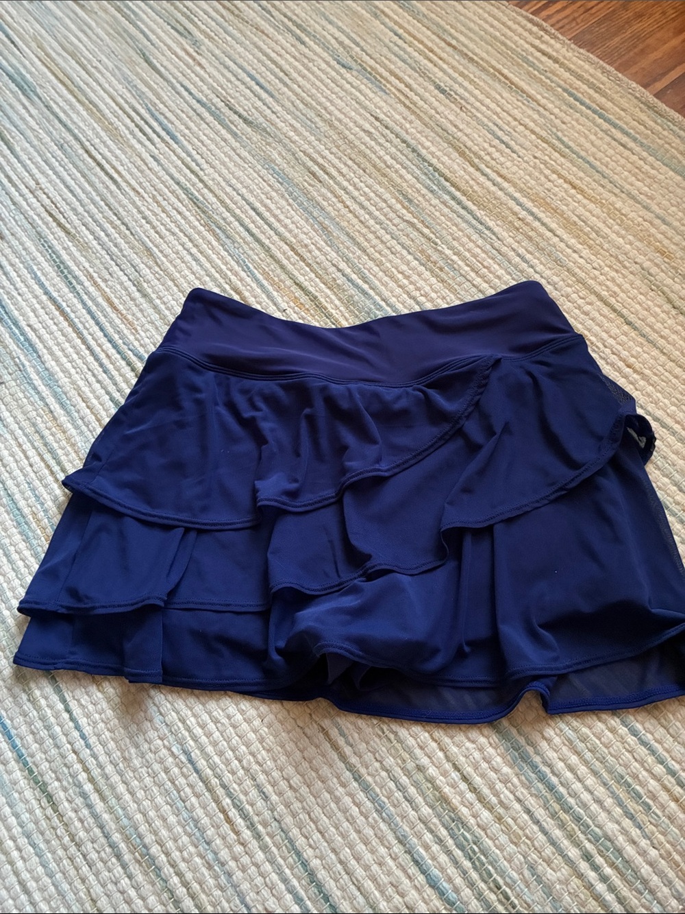 Bathing suit skirt blue ruffle mediu - Picture 4 of 6